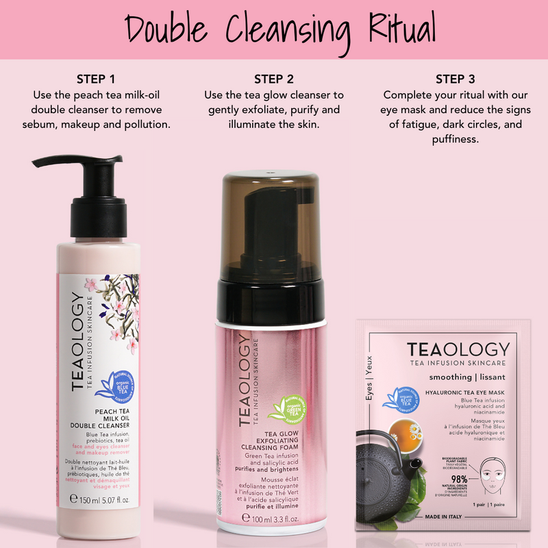 Double Cleanser Gift Set I Teaology Skincare