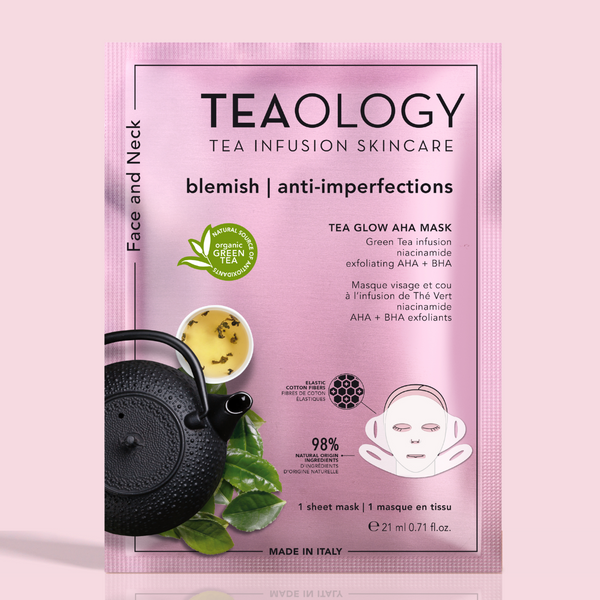 Green Tea Niacinamide Anti-Blemish Sheet Mask by Teaology Skincare