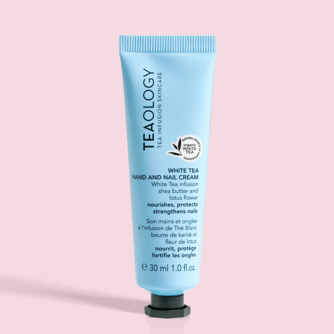 White Tea Hand and Nail Cream I Travel Size I Teaology Skincare