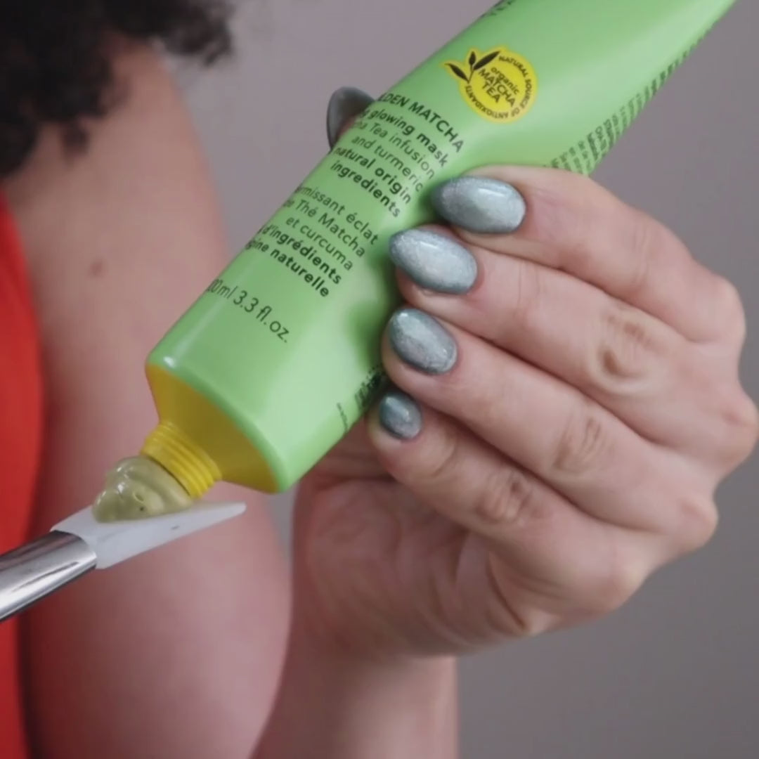 Golden Matcha Glowing and Firming Face Mask