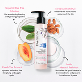 Peach Tea Milk Oil Double Cleanser by Teaology Skincare