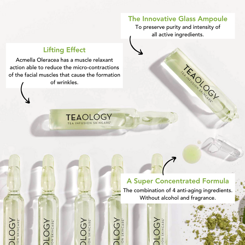 Matcha Tea Ultra-Firming Ampoules by Teaology Skincare